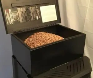 Where is a pellet stove serial number?